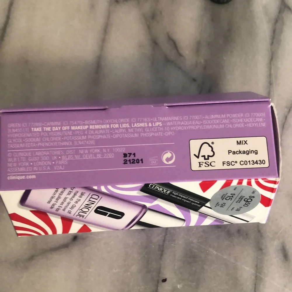 CLINIQUE Take the Day off Makeup remover & High impact black mascara 3.5 ml NWT